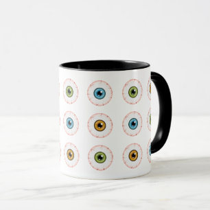 Taza Ojos Coloridos Ojos Sangrientos Espeluznantes Hall