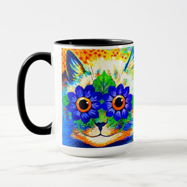Taza Ojos de flor de gato (Izquierda)