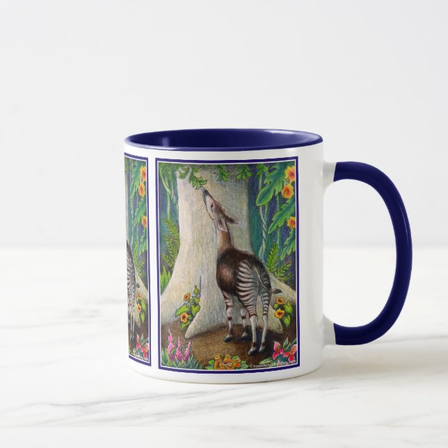 Taza Okapi en la selva tropical (Derecha)