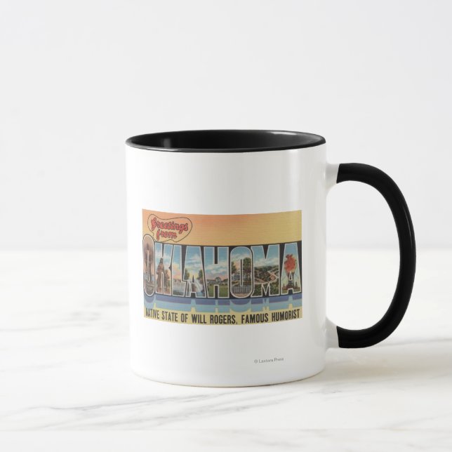 Taza Oklahoma (Estado nativo de Will Rodgers) (Derecha)