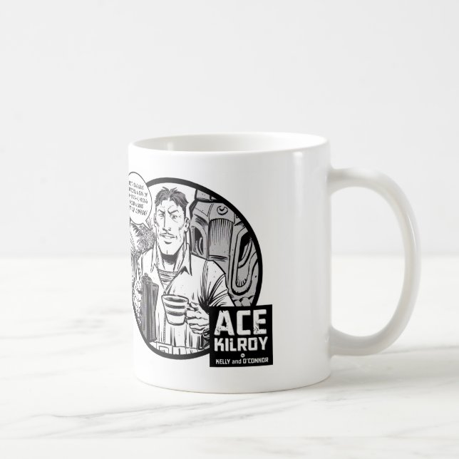 Taza O'Kona de la taza" de Kilroy del as de " (Derecha)