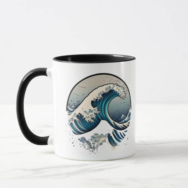 Taza "Ola de reposo" (Izquierda)