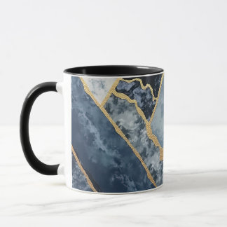 Taza olas doradas