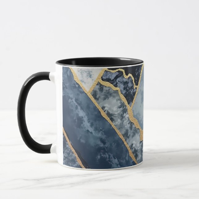 Taza olas doradas (Izquierda)