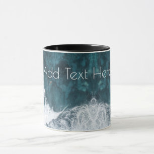 Taza Olas oceánicas en ruinas