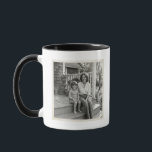 Taza Old Vintage Photo Current Portrait Mom Son Mother<br><div class="desc">This Mother’s Day design lets you add two favorite photos to create a meaningful gift for Mom. Use a childhood picture on one side and a current photo on the other to show how your relationship has grown over the years. It’s a simple, personal way to turn family memories into...</div>