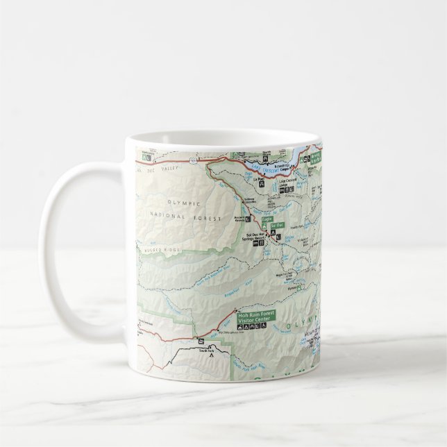 Taza olímpica del mapa (Izquierda)