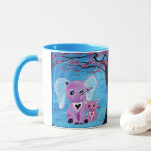 Taza Olvídate de que no es el elefante rosa el arte de 