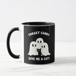 Taza Olvídate Del Velo, Dame Un Halloween De Gato Fanta