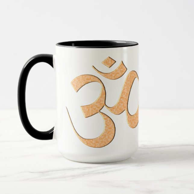 Taza Om de oro  (Izquierda)