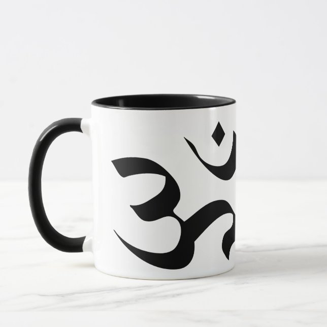 Taza Om en sánscrito 2 (Izquierda)