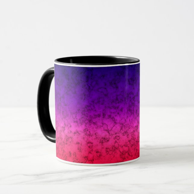 Taza Ombre azul-rojo (Anverso izquierdo)