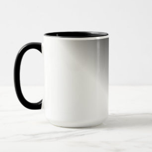 Taza Ombre blanco negro