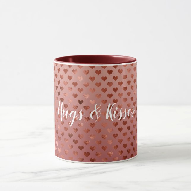 Taza Ombre de los corazones rojos (Centro)