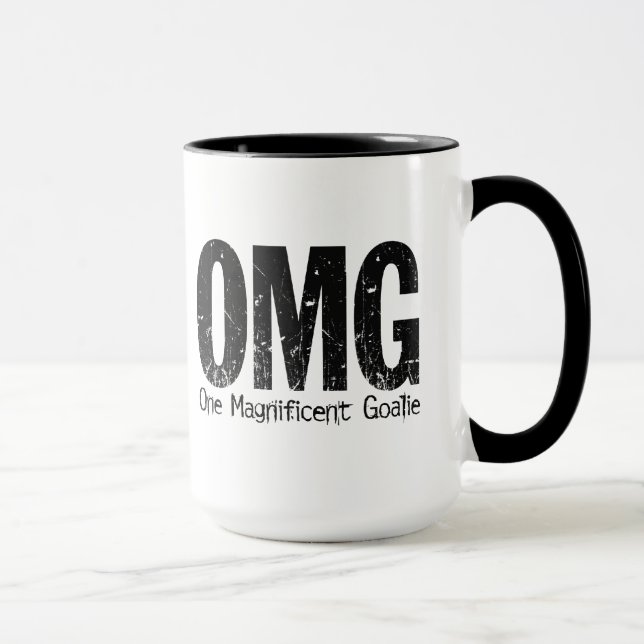 Taza OMG: Un portero magnífico (hockey) (Derecha)