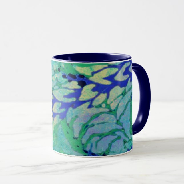 Taza Onda azul Vine 11oz Mug (Anverso derecho)