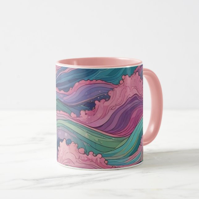 Taza Ondas de sirena (Anverso derecho)