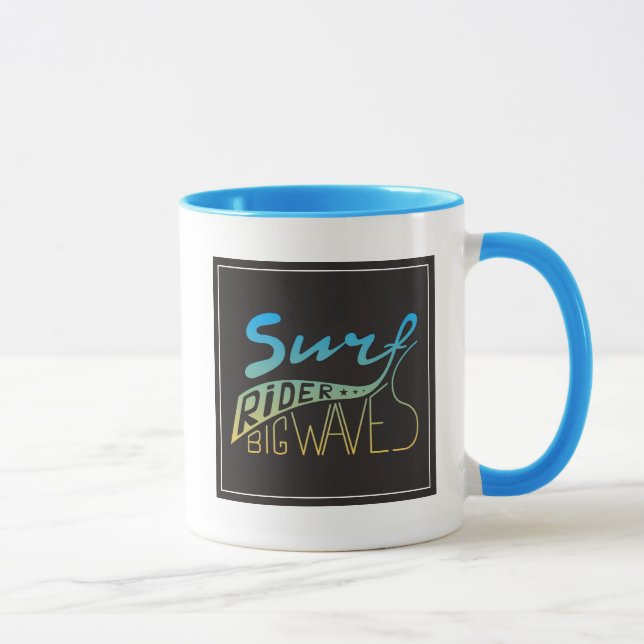 Taza Ondas grandes del jinete de la resaca (Derecha)