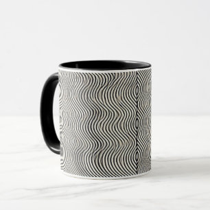 Taza Ondas minimalistas café Mug