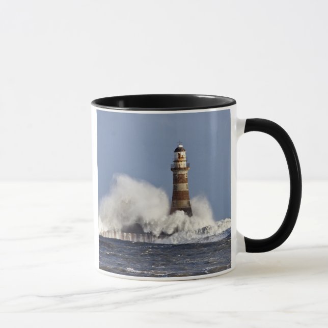 Taza Ondas que se estrellan contra el faro de Roker (Derecha)