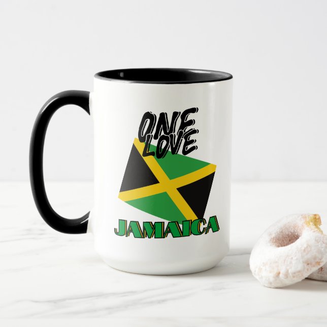 Taza One Love Jamaica Mug (Con donut)