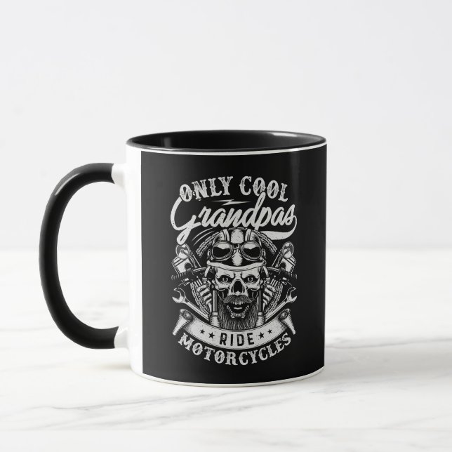 Taza Only Coll Grandpas Ride Motorcycles Mug (Izquierda)