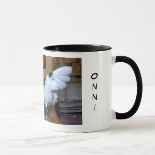 Taza Onni el cockatoo el pisar fuerte del baile de
