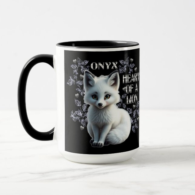 Taza Onyx - Corazón de un León Negro (Izquierda)