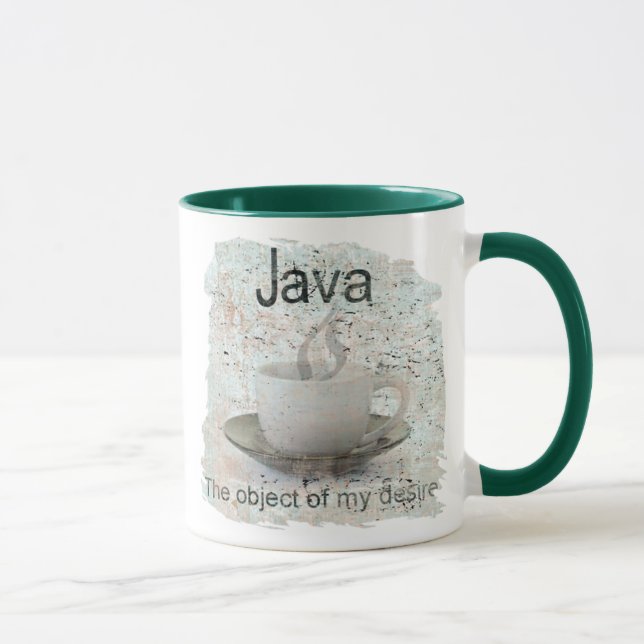 Taza Ooooo.  Java (Derecha)