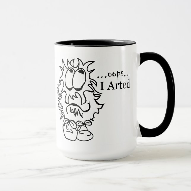Taza Oops… I Arted (Derecha)