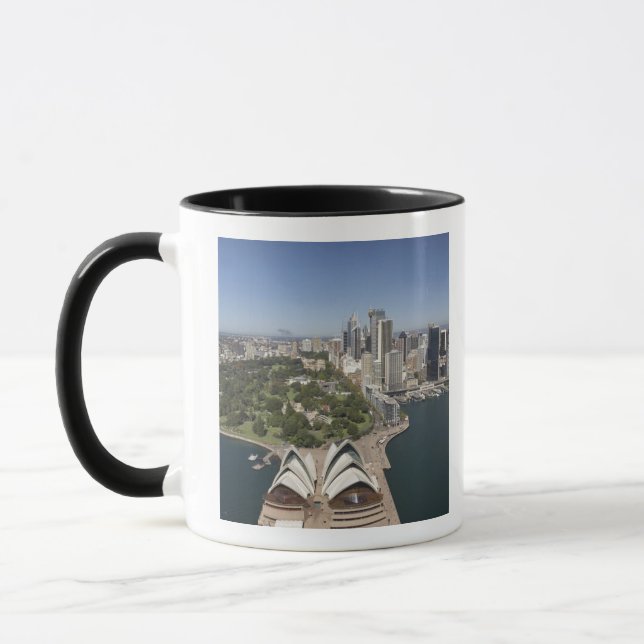 Taza Ópera de Sydney, Jardines Botánicos Reales, CBD (Izquierda)
