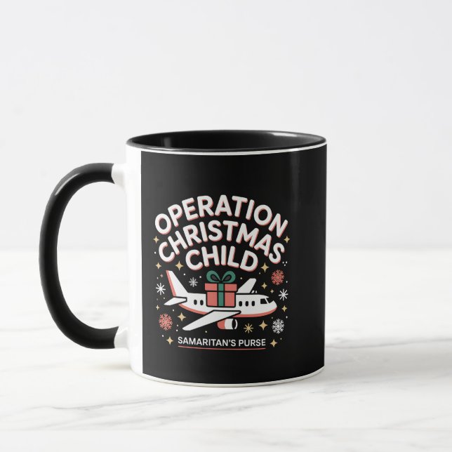 Taza Operación Niño de Navidad Bolsa del Samaritano  (Izquierda)