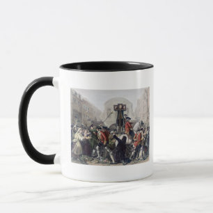 Taza Opinión Daniel Defoe en la picota en la barra del