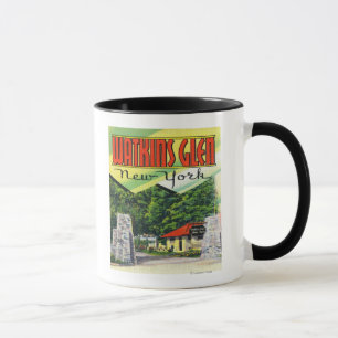 Taza Opinión de entrada principal al parque de estado