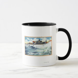 Taza Opinión de la costa de la avenida de la opinión