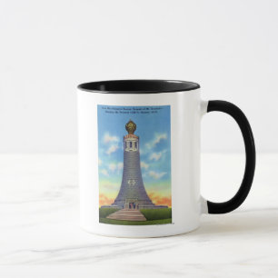 Taza Opinión de la cumbre del monumento de guerra del