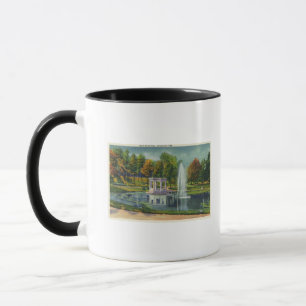 Taza Opinión de monumento de guerra del parque del