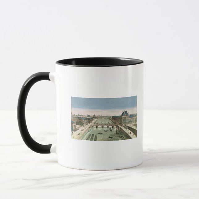 Taza Opinión de perspectiva de París del Pont real (Izquierda)