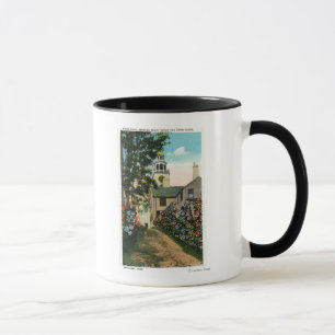 Taza Opinión de piedra del callejón del reloj del sur