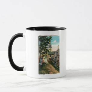 Taza Opinión de piedra del callejón del reloj del sur