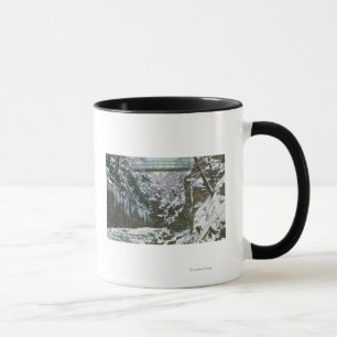 Taza Opinión de puente colgante de la garganta del