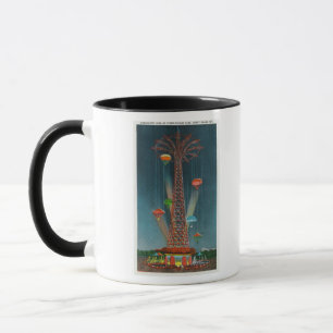 Taza Opinión de salto de paracaídas del parque de la