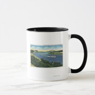Taza Opinión del canal de Cape Cod del puente de