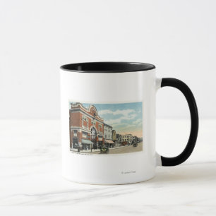 Taza Opinión del este de calle principal del teatro