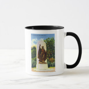 Taza Opinión del monumento de Jogues del padre