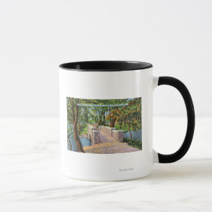 Taza Opinión del parque de Beardsley del puente de