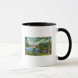 Taza Opinión del parque de Cazenovia del lago y del