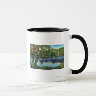 Taza Opinión del parque de Edgewood de la charca del