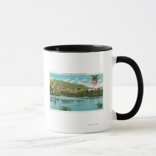 Taza Opinión del río Hudson la academia militar de los