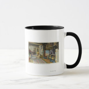 Taza Opinión interior de la cocina de la casa de Juan